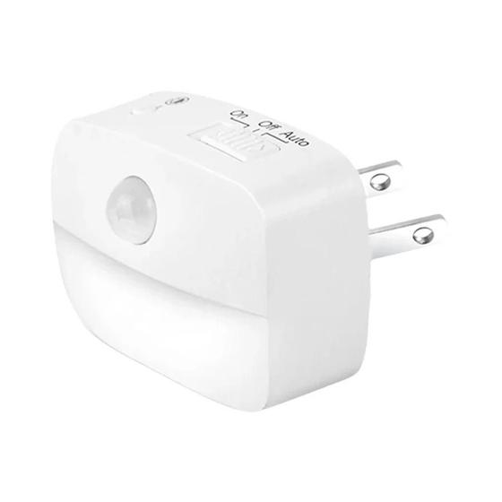 Imagem de Luz Noturna LED Regulável com Sensor de Movimento - Ideal para Quarto, Banheiro, Corredor e Cozinha