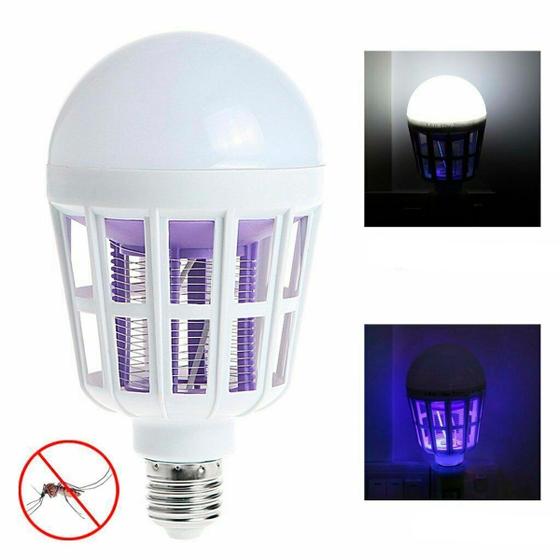 Imagem de Luz Uv 15w Mata Mosquito Pernilongo Lâmpada Led