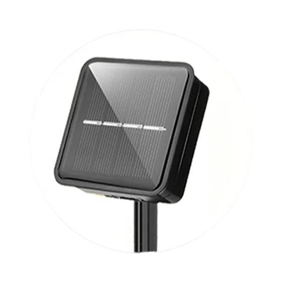 Imagem de Luzes de Corda de Sincelo Solar à Prova d'Água 3,5m LED - Decoração de Cortina para Exteriores