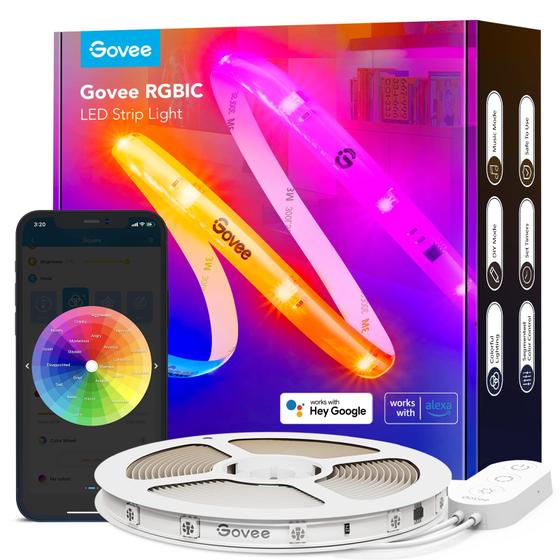 Imagem de Luzes de faixa de LED Govee RGBIC Pro 10m Color Changing Smart