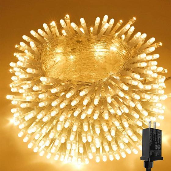 Imagem de Luzes de Natal SANJICHA Extra-Long 20m 200 LED Warm White