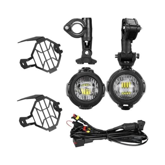 Imagem de Luzes de Neblina LED para BMW R1250GS ADV e Yamaha MT-07/MT-09 - Kit de Iluminação Auxiliar