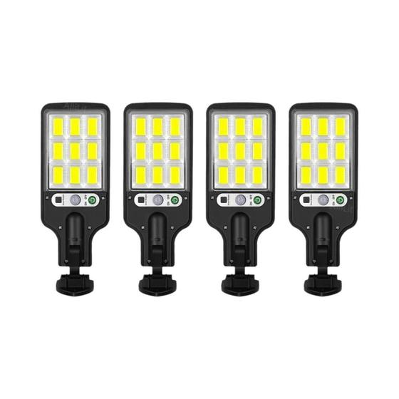 Imagem de Luzes de Rua Solares com Sensor de Movimento - 108 COB, 3 Modos, Sem Fio