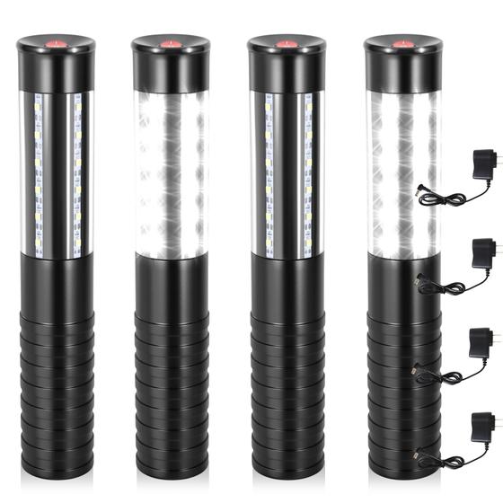 Imagem de Luzes Estroboscópicas LED Recarregáveis ZSSXOLED - Kit com 4 Peças Pretas