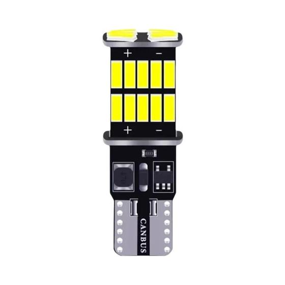 Imagem de Luzes Interiores de Carro T10 W5W 4014 26SMD - Branco Universal - Canbus - 12V