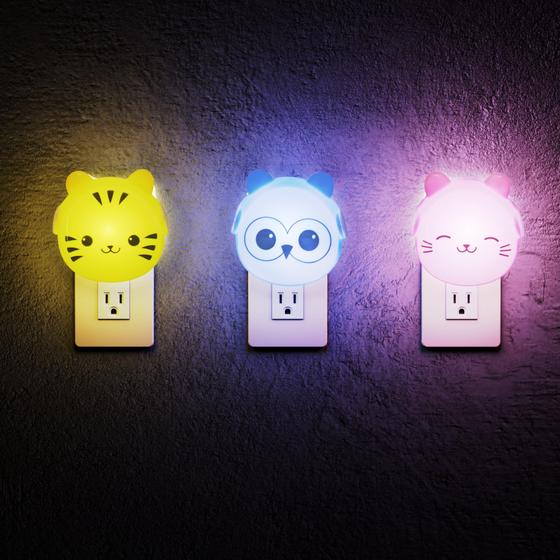 Imagem de Luzes noturnas de parede Lumipets para berçário para bebês, crianças e crianças pequenas com sensor automático, eficientes em energia, perfeitas para 