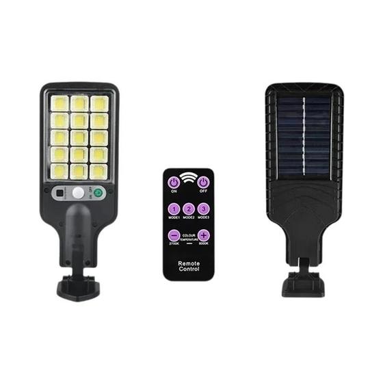 Imagem de Luzes Solares À Prova D'água Com Sensor De Movimento Externo, 3 Modos 200cob Para Jardim, Pátio,