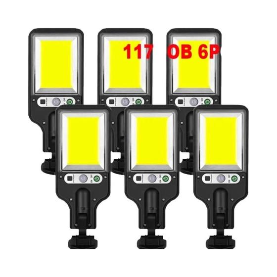 Imagem de Luzes Solares Externas com Sensor de Movimento - À Prova D'Água - 117 COB LEDs - 3 Modos