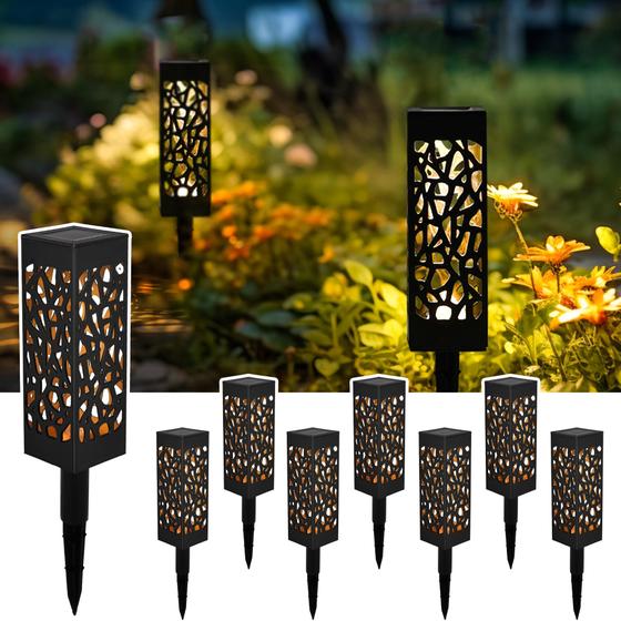 Imagem de Luzes solares externas SUNCKET Garden Decor (pacote com 8)