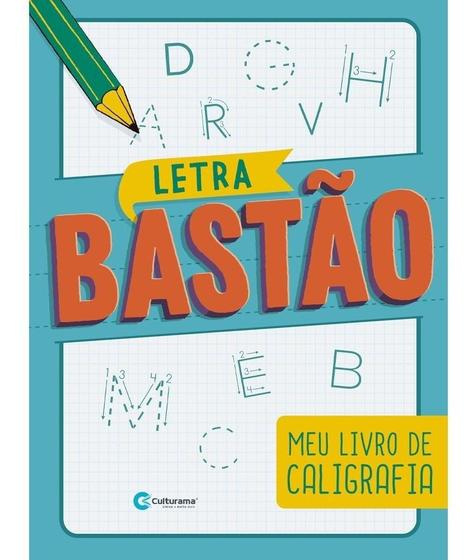 Lvr Caderno Caligrafia Divertida Letra Bastão Ed Culturama Livros De Educação Magazine Luiza 6899