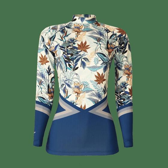 Imagem de Lycra EcoLord "Sea Flowers" UPF50+ Surf Praia - Malha Pet - Feminino