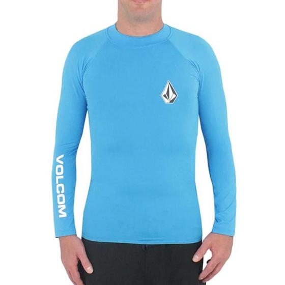 Imagem de Lycra Volcom Manga Longa Lido Solid SM25 Masculina Azul