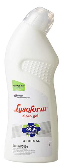 Imagem de Lysoform Líquido Limpador Multiuso 500Ml Cloro Gel Antibactericida Desinfetante Original Uso Geral Fórmula Poderosa John