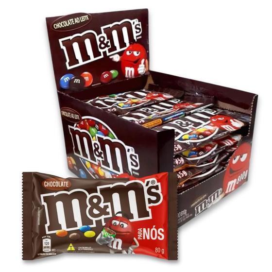 Imagem de M&Ms Chocolate ao Leite Mars Kit 14 unidades de 80g
