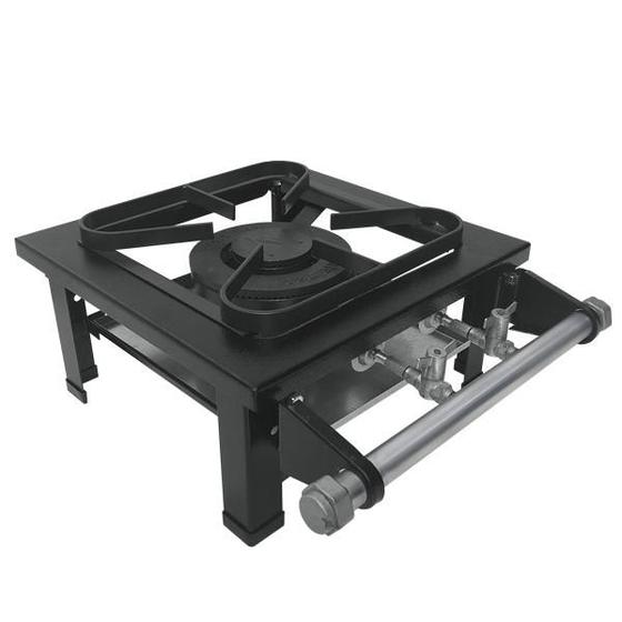 Imagem de M1Fogão1Boca Mesa B Pressão S.Top 30x30 P5 1Q Duplo Metalmaq