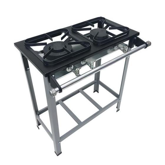Fogão 2 Bocas Metalmaq Stori Top Cinza - M6