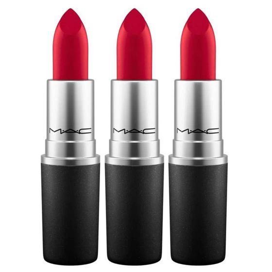 Imagem de MAC Kit de Maquiagem - 3 Batons Retro Matte Ruby Woo