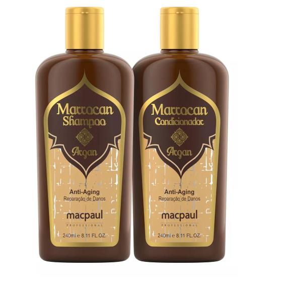 Imagem de Mac Paul Kit Marrocan Shampoo 240ml E Condicionador 240ml