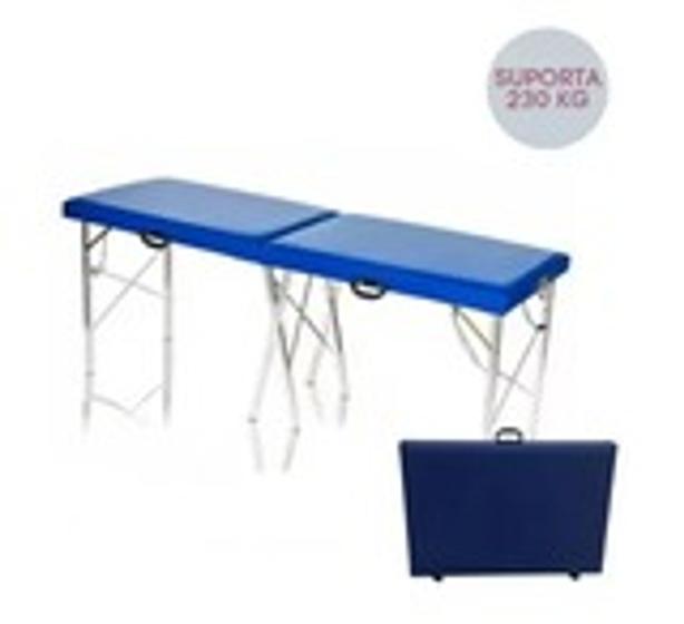 Maca dobrável portátil AZUL ROYAL Premium - Estética/Hospitalar - 230kg - ArtPuff Menor preço em Maca dobrável portátil AZUL ROYAL Premium - Estética/Hospitalar - 230kg - ArtPuff