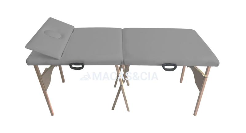 Maca Madeira Portátil com Cabeceira 200kg 65cm Largura 10 Cores Menor preço em Maca Madeira Portátil com Cabeceira 200kg 65cm Largura 10 Cores