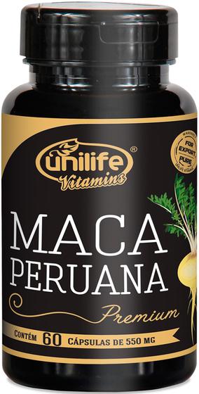 Imagem de Maca Peruana Premium Pura Unilife 60 Capsulas 550mg