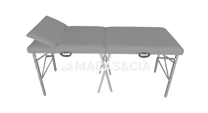 Maca Portátil Cabeceira Reclinável 200kg 65cm Largura 10 Cores Menor preço em Maca Portátil Cabeceira Reclinável 200kg 65cm Largura 10 Cores