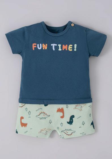 Macacão Banho De Sol Bebê Menino Estampado Menor preço em Macacão Banho De Sol Bebê Menino Estampado