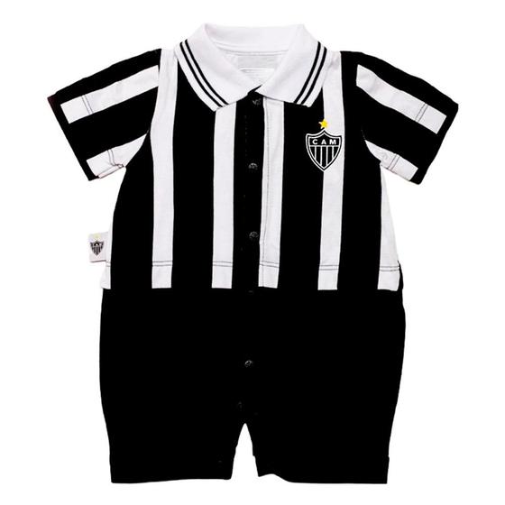 Imagem de Macacão Bebê Atlético MG Uniforme Campo Oficial