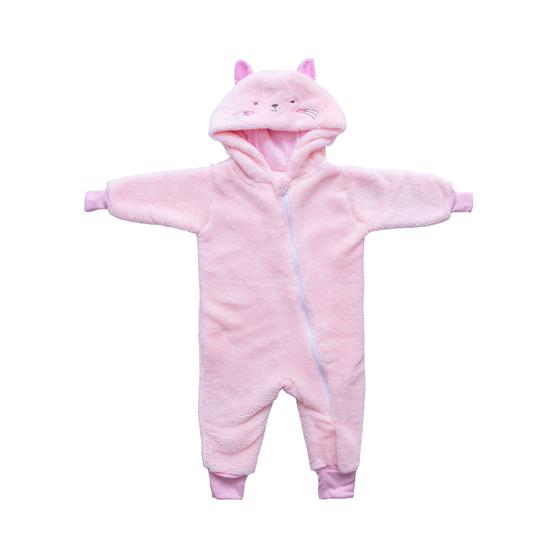 Imagem de Macacão bebê bichinhos fofinho c/capuz pijama kigurumi