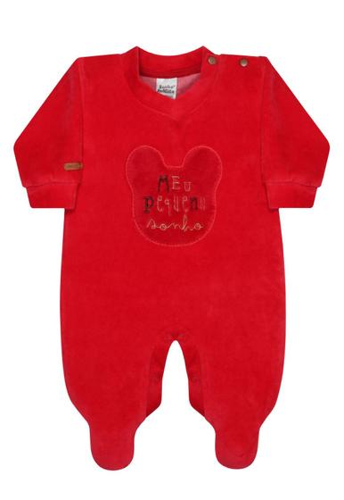 Imagem de Macacão de Bebê Sonho Mágico Plush Vermelho