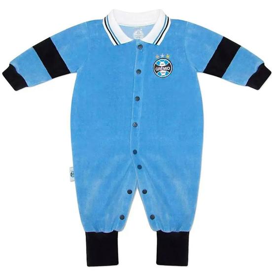 Imagem de Macacão Infantil grêmio plush gola polo - Revedor