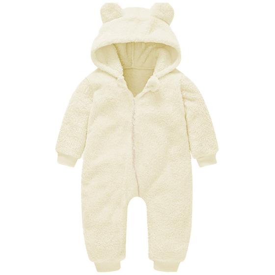 Imagem de Macacao Infantil Peluciado Pelinho Quentinho Winter Frio Forrado Teddy Inverno Resistente Macio Fofinho