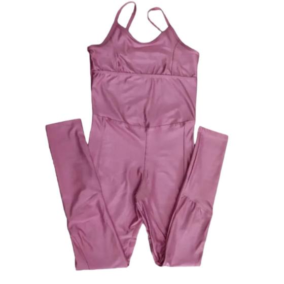 Imagem de Macacão Longo Feminino Fitness Legging Empina Bumbum UV+50
