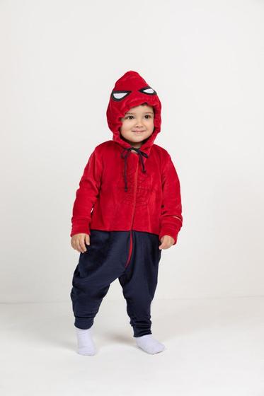 Imagem de Macacão Luxo Peluciado Menino Inverno Longo Lessa Kids 8321