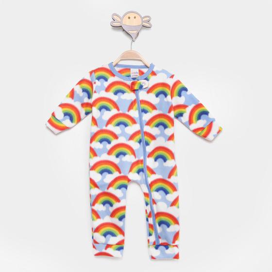 Imagem de Macacão Pijama Bebê Candy Kids Soft Fleece Masculino