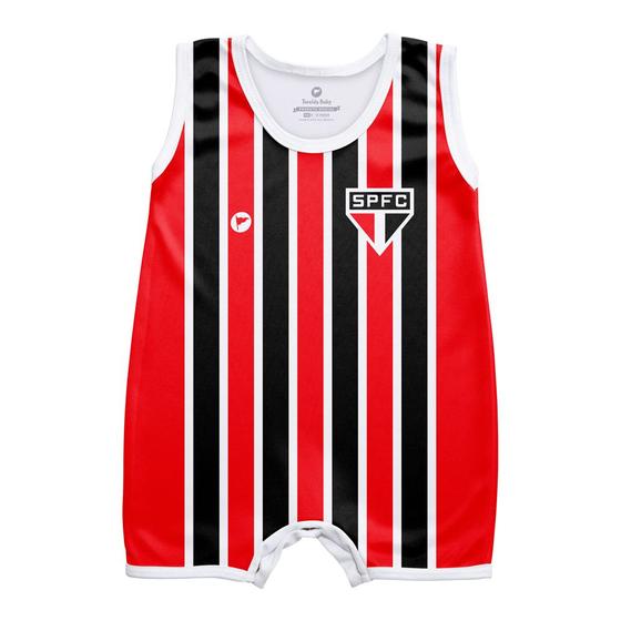 Imagem de Macacão Regata Bebê do São Paulo - Torcida Baby 026S