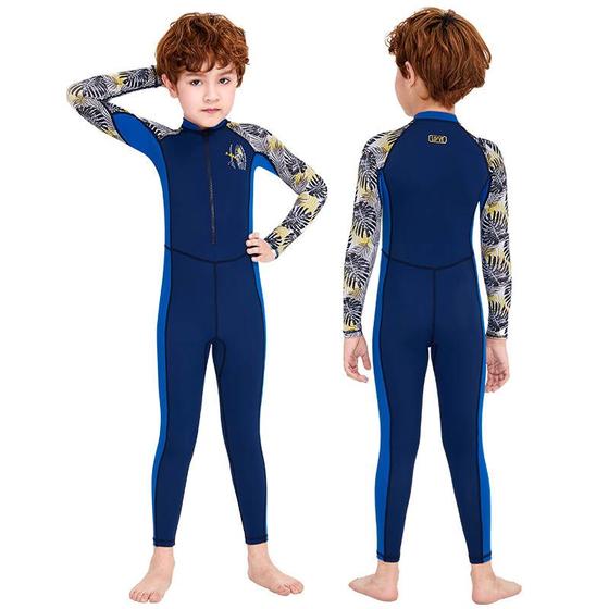 Imagem de Macacão Roupa Infantil Praia Surf Uv50+ Pronta Entrega