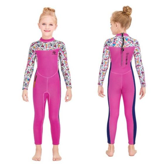 Imagem de Macacão Roupa Neoprene Netica Mergulho Surf Infantil