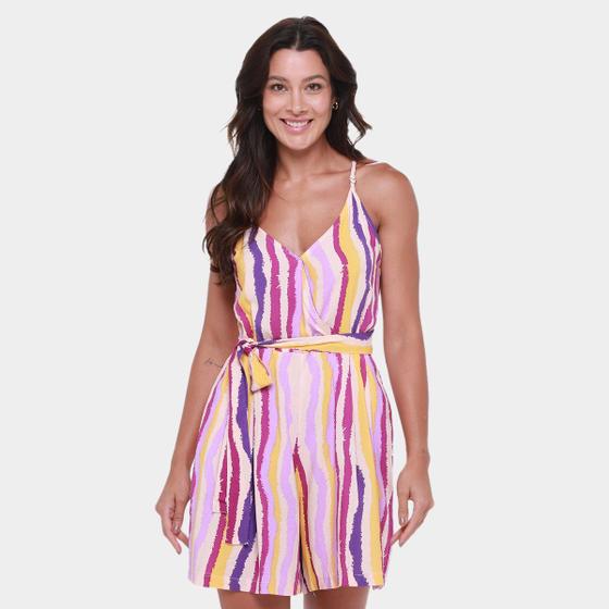 Imagem de Macacão The Style Box Transpasse Feminino