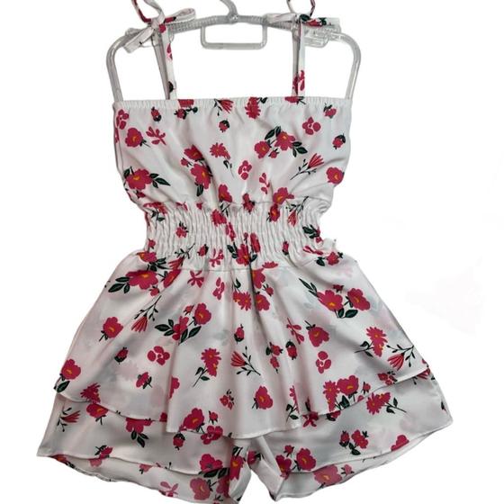 Imagem de Macacão Vestido Infantil Mini Diva Moda Blogueirinha Luxo