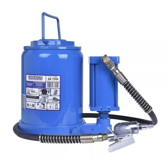 Macaco Hidráulico Garrafa 50Ton HIDROPNEUMATICO MTP-50 50801RP BOVENAU Menor preço em Macaco Hidráulico Garrafa 50Ton HIDROPNEUMATICO MTP-50 50801RP BOVENAU