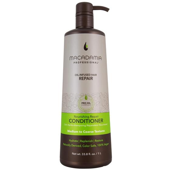 Imagem de Macadâmia Professional Hair Care Sulfate & Paraben Free Natural Organic Cruelty-Free Vegan Hair Products Condicionador de Cabelo Reparador Nutritivo, 33,8 oz, Verde