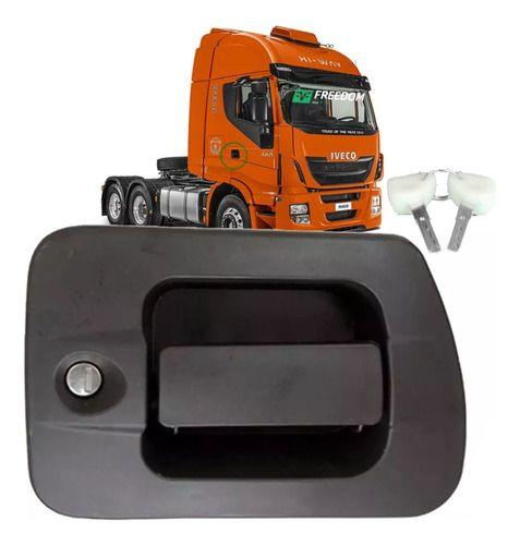 Imagem de Maçaneta da porta iveco stralis eurocargo tector cavallino 2008 á 2018 dianteira externa direita pre