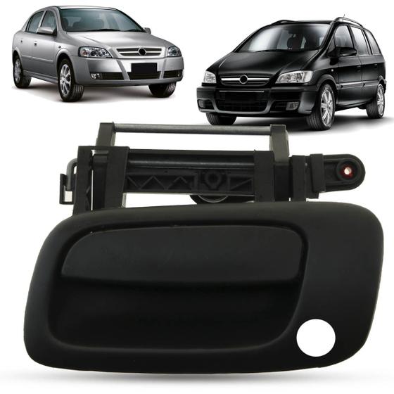 Imagem de Maçaneta Externa da Porta Dianteira Com Furo GM Astra Hatch Sedan 1999 a 2011 Zafira 2001 a 2012