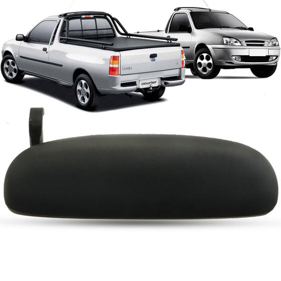Imagem de Maçaneta Externa da Tampa Traseira da Caçamba Metal Ford Courier 1997 até 2013
