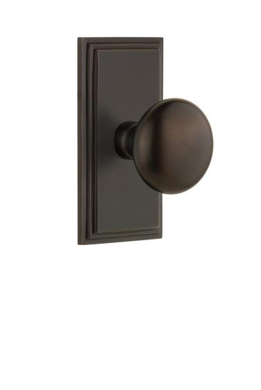 Imagem de Maçaneta Grandeur Carre Plate Fifth Avenue Privacy Bronze