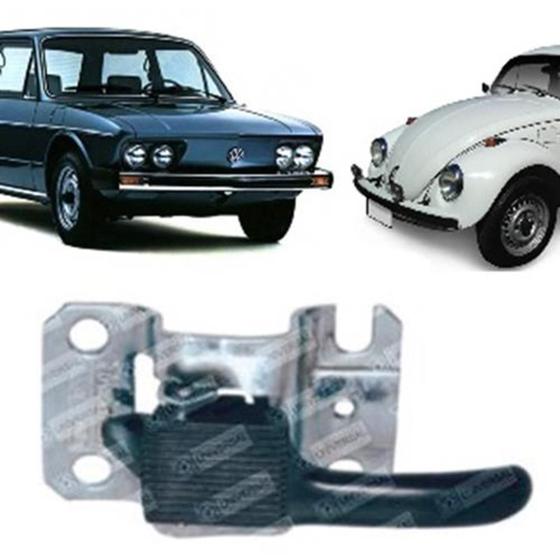 Imagem de Maçaneta interna dianteira ld preto brasília até 1981 fusca  até 1986 tl até 1976 variant até