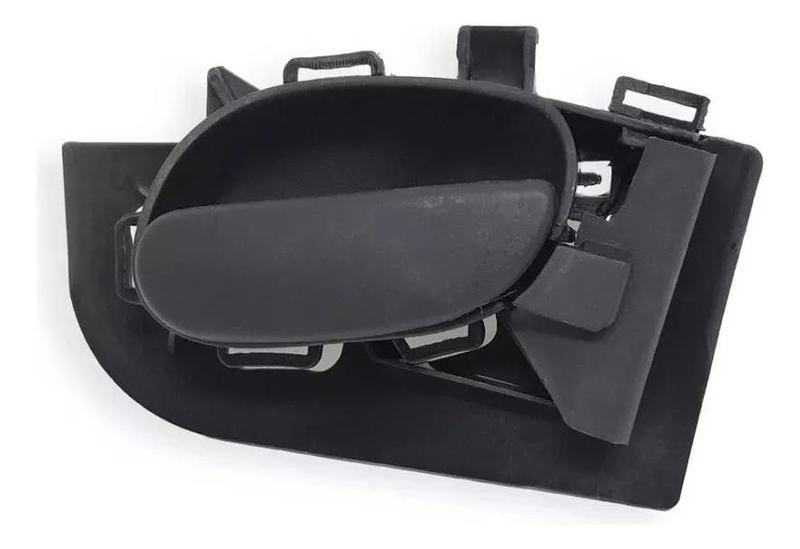 Imagem de Maçaneta Interna Porta Peugeot 206 207 Hoggar Preta Direita