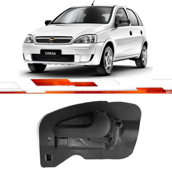Imagem de MAÇANETA INTERNA PRETO DIANTEIRA LD CORSA HATCH G2 Até 2012