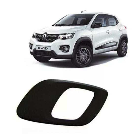 Imagem de Maçaneta Interna Renault Kwid GI Cor Preta Com Curva Lado Esquerdo Motorista 2016 17 18 19 2020